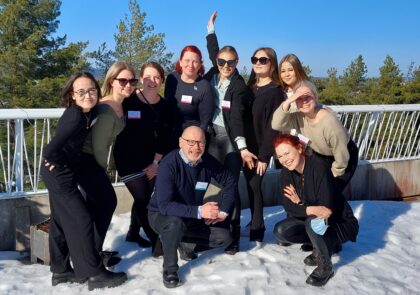 LAB-ammattikorkeakoulun Resto 2022 -kilpailijat ja valmentajat.