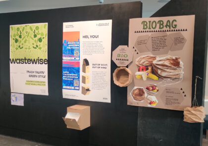 Three posters presenting the final concepts.