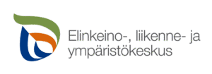 Elinkeino,- liikenne- ja ympäristökeskuksen logo.