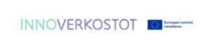 Logobanneri, jossa ensimmäisenä Innoverkostot ja toisena EU-lippu tekstillä Euroopan unionin osarahoittama.