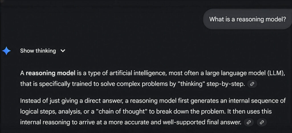 A black background with white text.