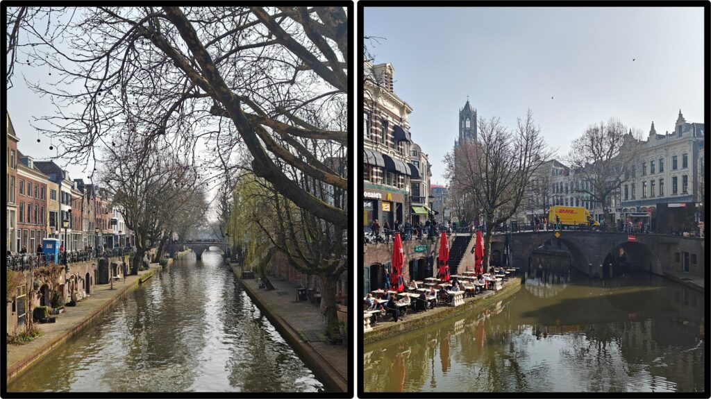 kanaalin tasolla on enimmäkseen kaupallista tilaa ja kadut sijoittuvat ylemmäs